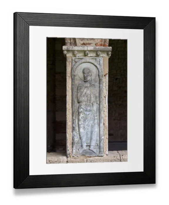 Framed Print : Moissac, Saint-Pierre Abbey, cloister
