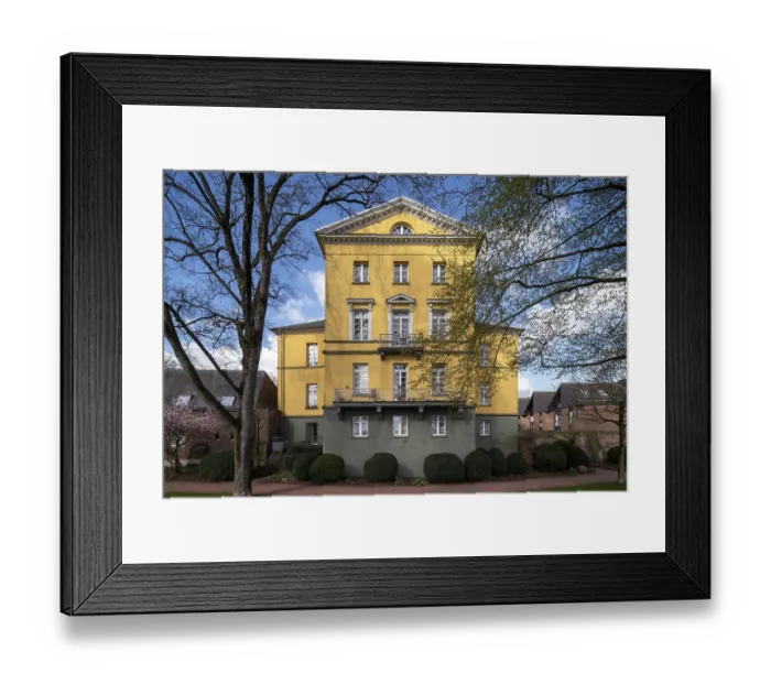 Framed Print : Krefeld, Urdingen, castle