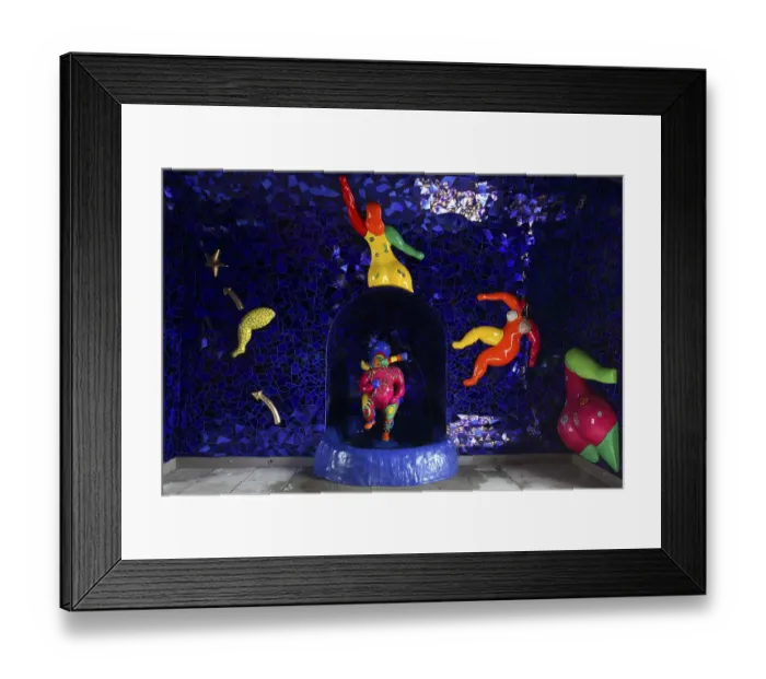 Framed Print : Palace Park, Grotto by Niki de Saint Phalle