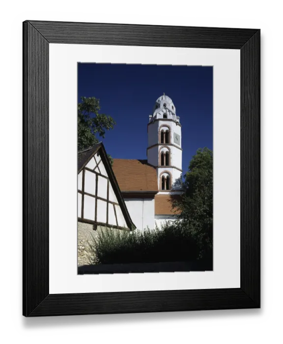 Framed Print : Pagan tower on the former Way of St James Framed Print : Pagan tower on the former Way of St James