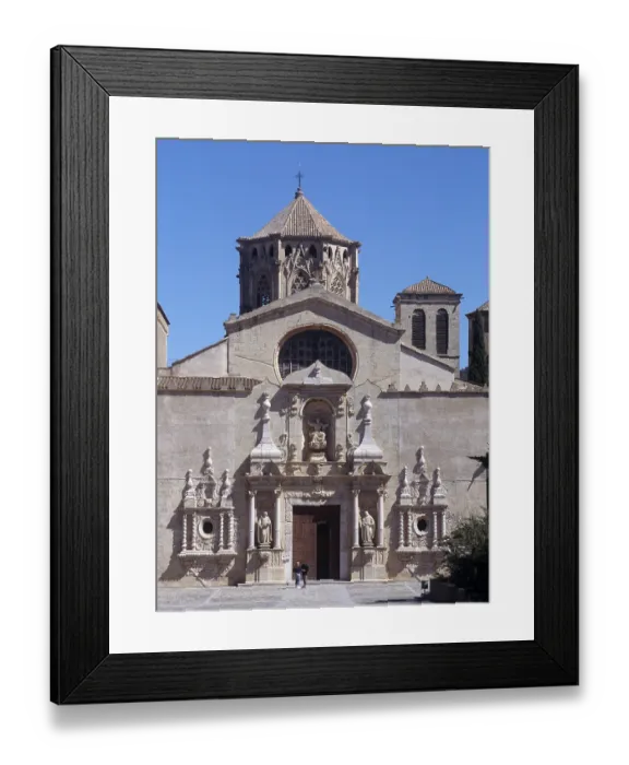 Framed Print : Poblet, Santa Maria monastery church
