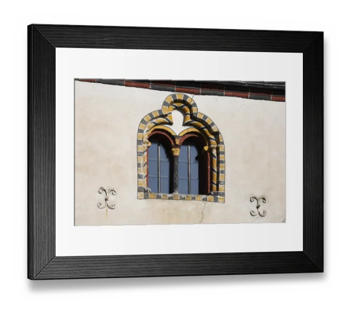 Framed Print : Romanesque residential building (residence of the canons) Window detail Framed Print : Romanesque residential building (residence of the canons) Window detail