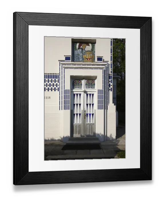 Framed Print : Vienna, Huttelbergstrasse 28