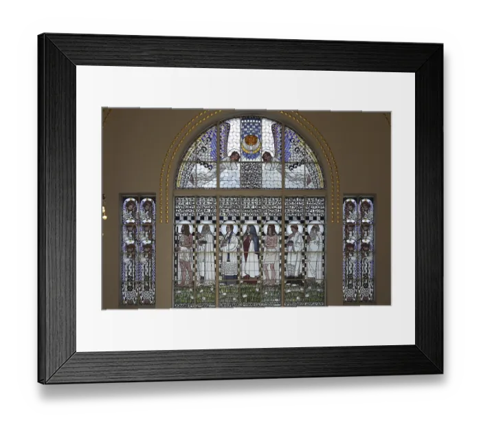 Framed Print : Vienna, Church at Steinhof, built 1905-1907 by Otto Wagner