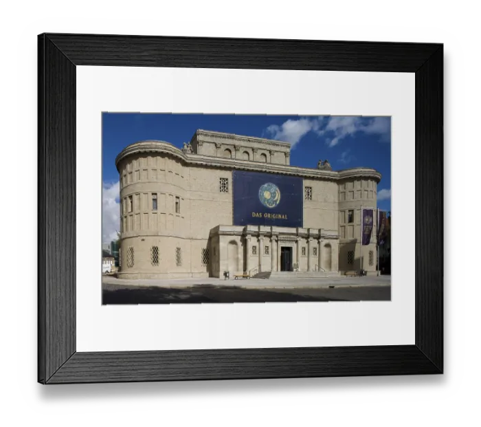 Framed Print : State Museum of Prehistory 1914-1918 by Wilhelm Kreis