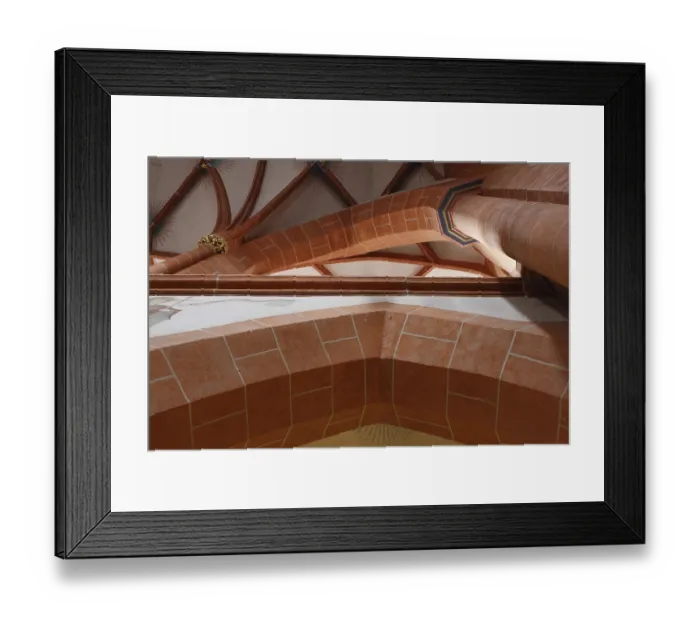 Framed Print : Scheidarkade with connection to the west tower Church of St
