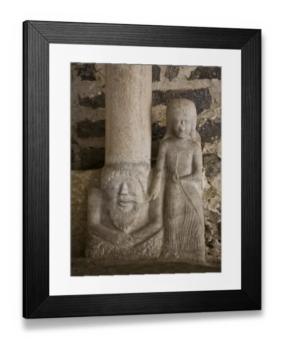 Framed Print : Collegiate church, south portal
