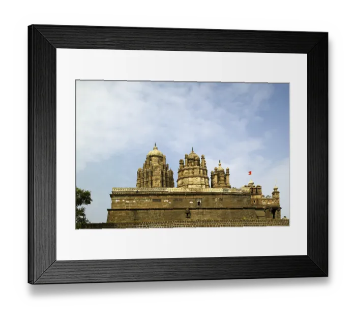 Framed Print : Bhuleshwar Shiva Hindu Temple, Pune
