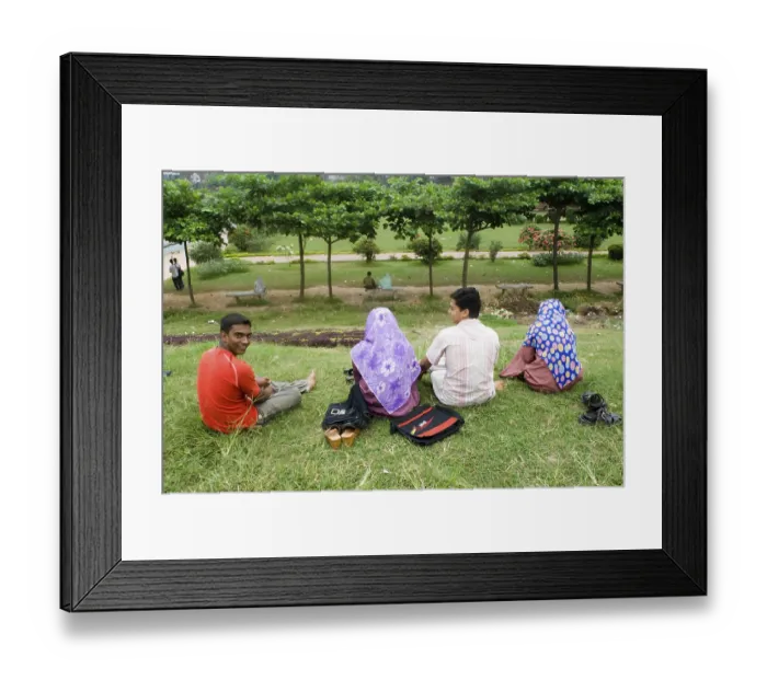 Framed Print : Tourists Sitting on Lawn of Lalbagh fort built by prince Muhammad Azam Framed Print : Tourists Sitting on Lawn of Lalbagh fort built by prince Muhammad Azam