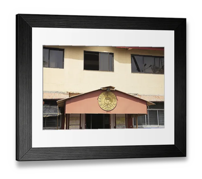 Framed Print : Kaivalya Dhama Yogic centre, Netaji Subhash Chandra Bose road