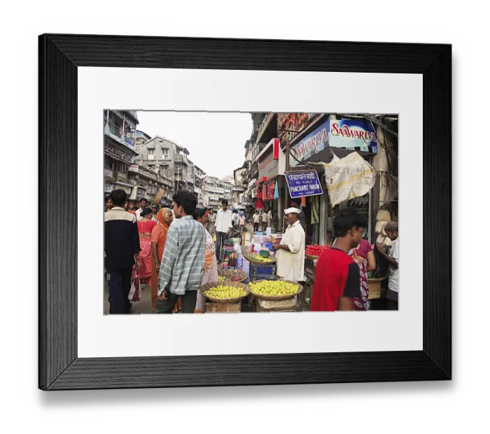 Framed Print : Old building mass urban housing Framed Print : Old building mass urban housing