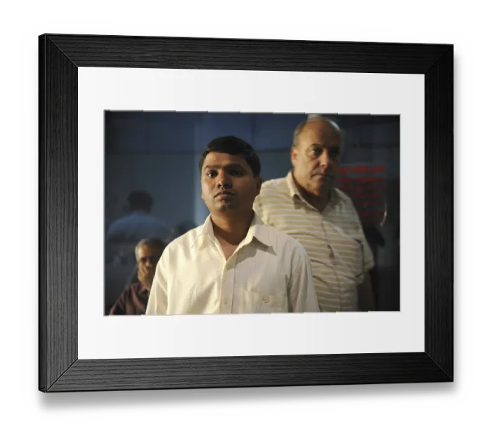 Framed Print : First batch of hostage coming out after terrorist attack by Deccan Mujahedeen On Taj Mahal hotel