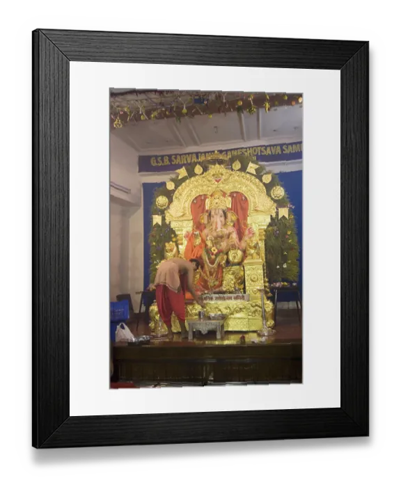 Framed Print : Idol of lord ganesh elephant headed god Framed Print : Idol of lord ganesh elephant headed god