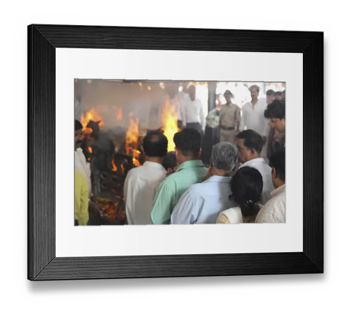 Framed Print : Funeral of Anti Terrorism Squad Chief Hemant Karkare killed by terrorist attack in Bombay Mumbai Framed Print : Funeral of Anti Terrorism Squad Chief Hemant Karkare killed by terrorist attack in Bombay Mumbai