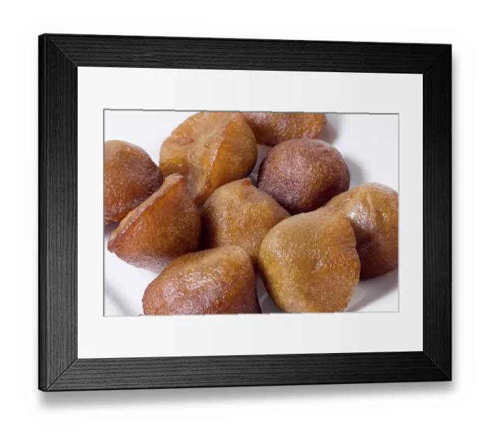 Framed Print : Food, south Indian sweet appey, India Framed Print : Food, south Indian sweet appey, India