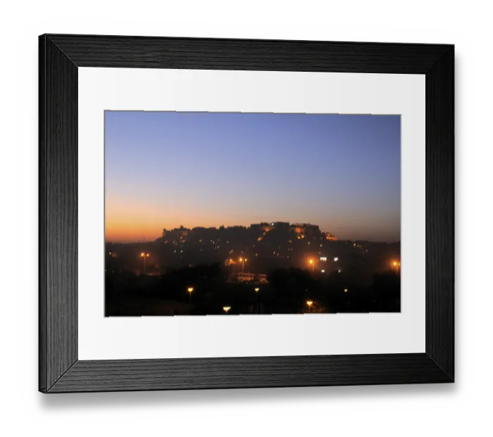 Framed Print : Evening after sunset view of Jaisalmer Framed Print : Evening after sunset view of Jaisalmer