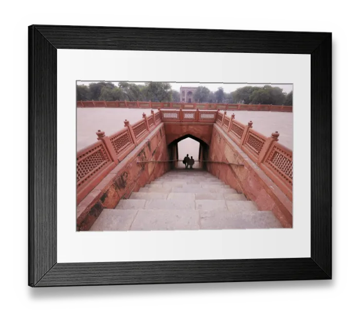 Framed Print : Steps at Humayun tomb, Delhi, India