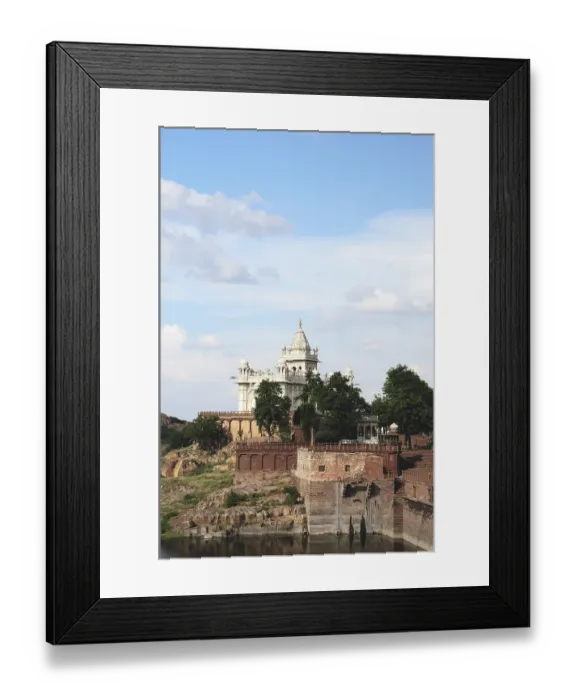 Framed Print : Jaswant thada memorable monument Framed Print : Jaswant thada memorable monument