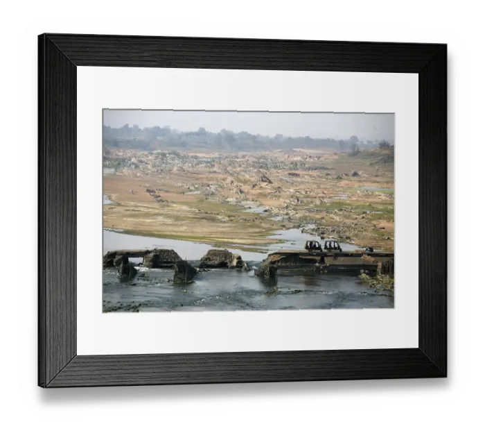 Framed Print : Old broken bridge, Jharkhand, India Framed Print : Old broken bridge, Jharkhand, India