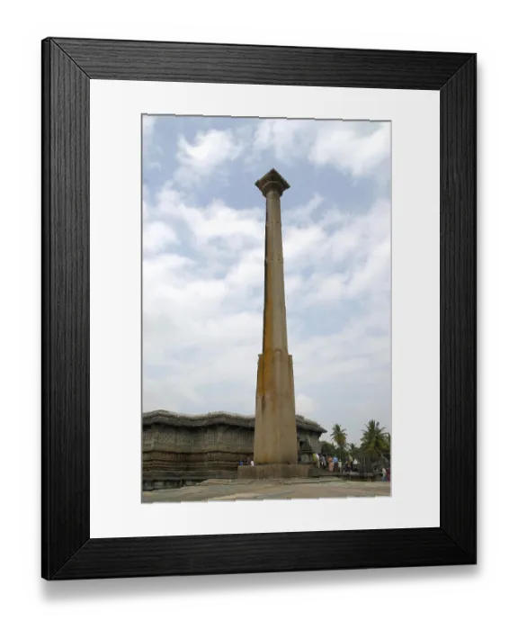 Framed Print : One tower in front of Channakesava Vishnu temple