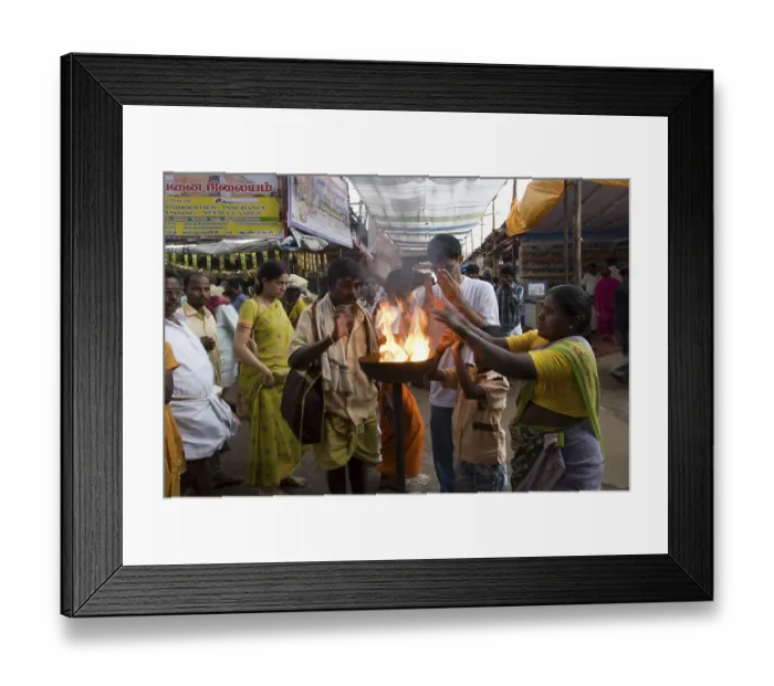 Framed Print : The Karthigai Deepam festival in Arunachaleshwara temple dedicated to lord Shiva Chola Thiruvannamalai Framed Print : The Karthigai Deepam festival in Arunachaleshwara temple dedicated to lord Shiva Chola Thiruvannamalai