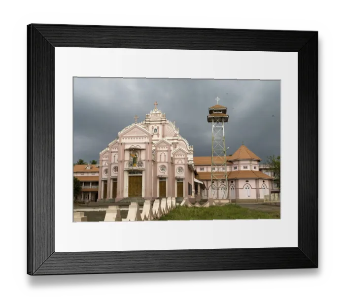 Framed Print : St. Thomas church built in 1846