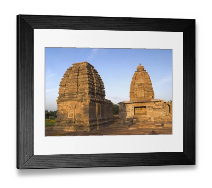 Framed Print : UNESCO World Heritage Site Galaganatha temple 750 A Framed Print : UNESCO World Heritage Site Galaganatha temple 750 A