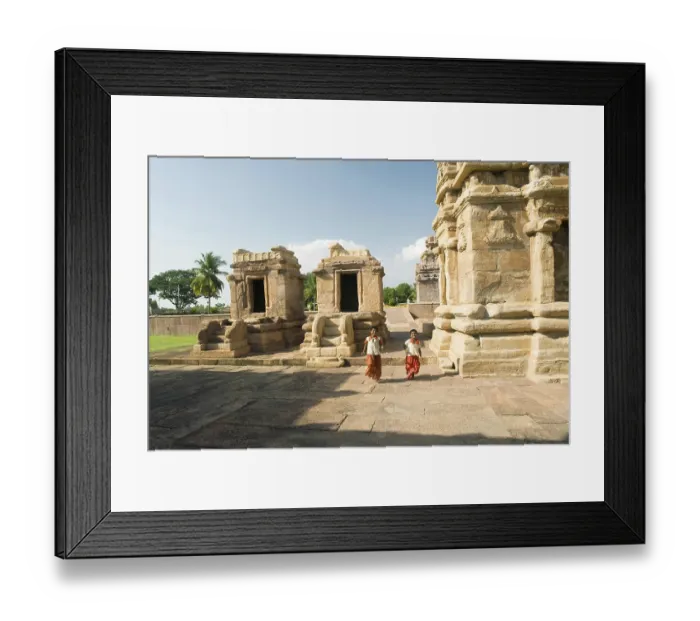 Framed Print : Temples in Durga complex, Aihole, Karnataka, India Framed Print : Temples in Durga complex, Aihole, Karnataka, India