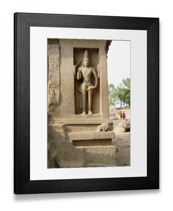 Framed Print : Five Rathas Pancha Rathas temple created in 7th century