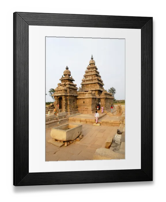 Framed Print : The shore temple in Mahabalipuram