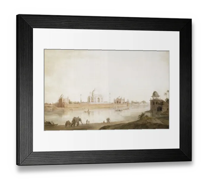 Framed Print : Taj mahal Seventh Wonder of The World