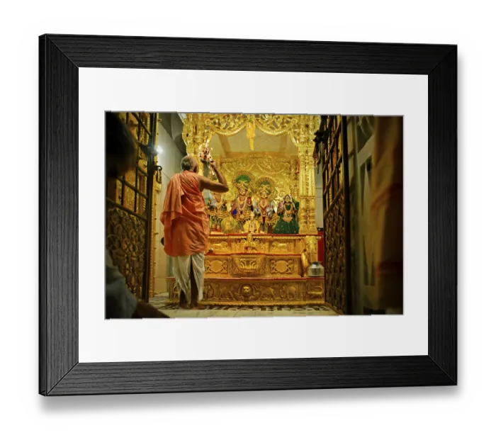 Framed Print : Swaminarayan temple, Chhapaiya near Ayodhya Framed Print : Swaminarayan temple, Chhapaiya near Ayodhya