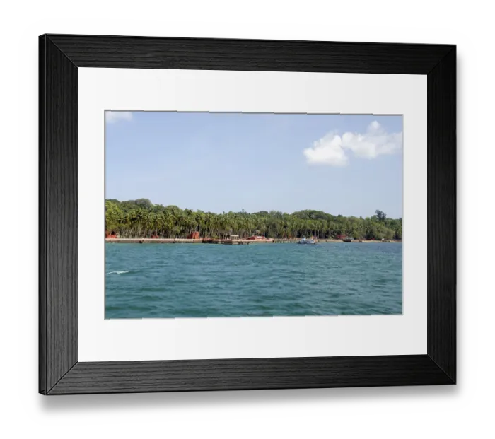 Framed Print : Ross Islands, South Andaman Islands