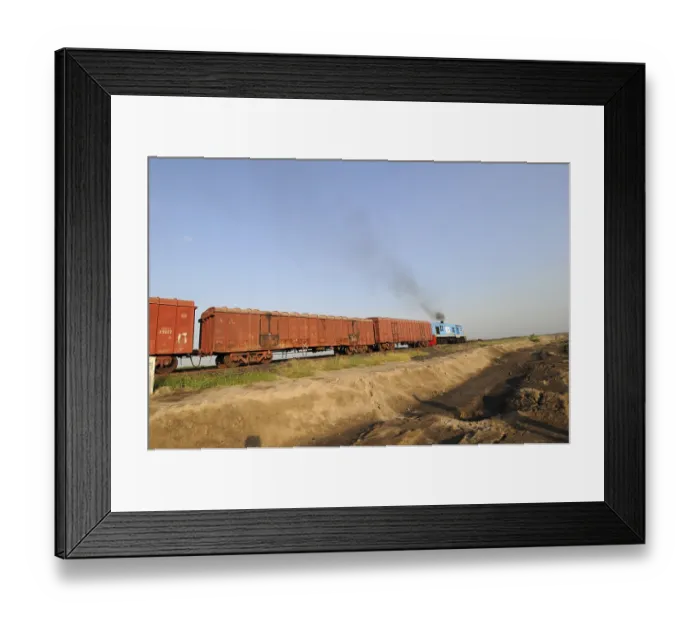 Framed Print : Goods train at Adani Power, Mundra