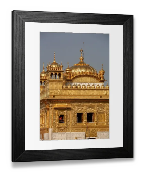 Framed Print : Close up of Harmandir Sahib or Darbar Sahib or Golden temple in Amritsar