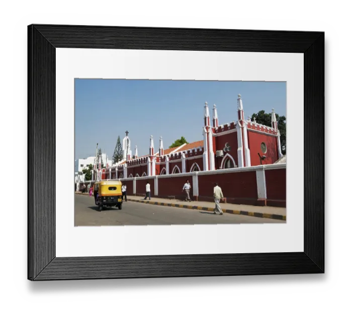 Framed Print : Saint Paul church CSI built in 1840