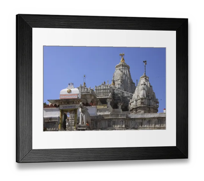 Framed Print : Jagdish temple, Vishnu Mandir built by Maharana Jagat Singh in 1651