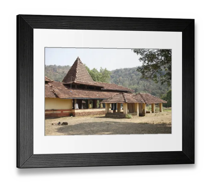 Framed Print : Temple near Sawantwadi, Sindhudurg