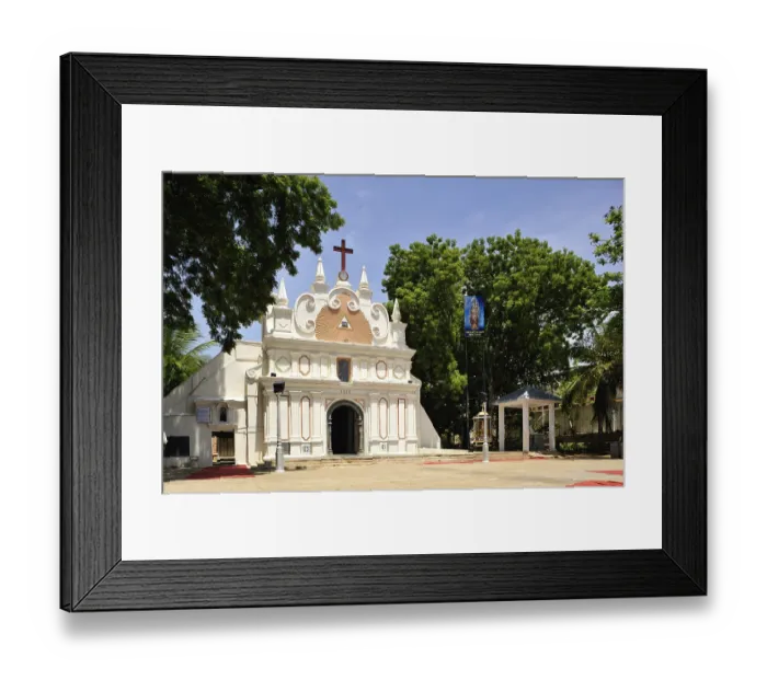 Framed Print : Luz church Our lady of light, Madras Chennai Framed Print : Luz church Our lady of light, Madras Chennai