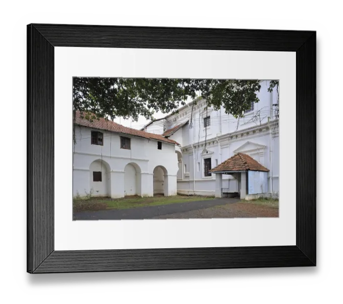 Framed Print : Our Lady Of Compassion church in Old Goa, India