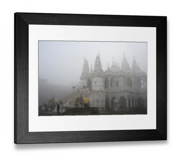 Framed Print : Swaminarayan temple, BAPS, Gondal
