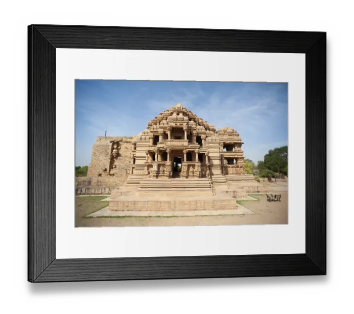 Framed Print : Saas bahu temple, gwalior fort Framed Print : Saas bahu temple, gwalior fort