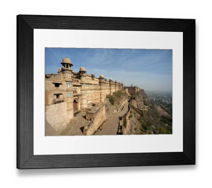 Framed Print : Hathia paur gate of fort gwalior