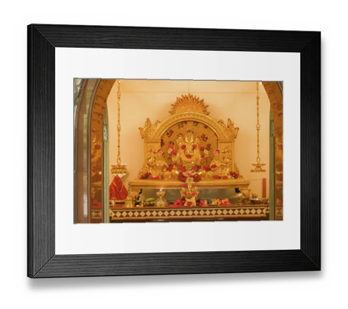 Framed Print : Idol of Lord Ganesh Malvan Maharashtra India Asia Oct 2011