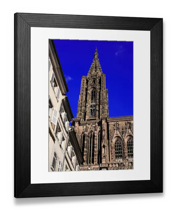 Framed Print : Strasbourg Cathedral, Cathedral of Our Lady