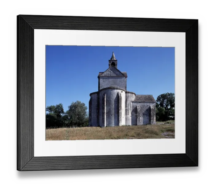 Framed Print : Montmajour near Arles, Chapelle Ste-Croix