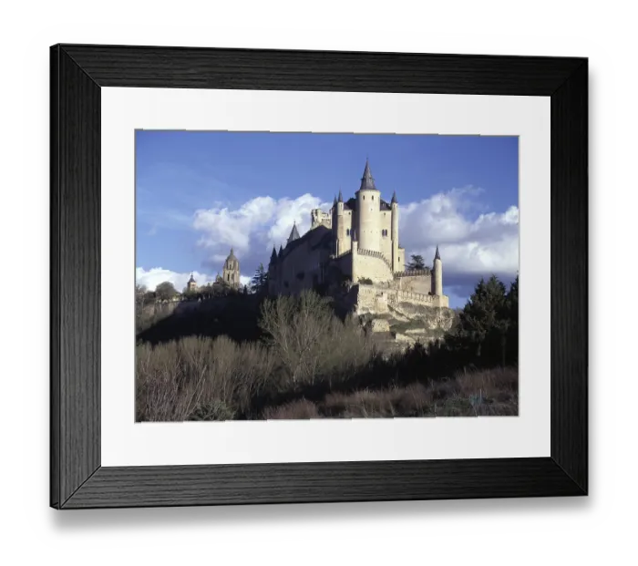 Framed Print : View from north-west