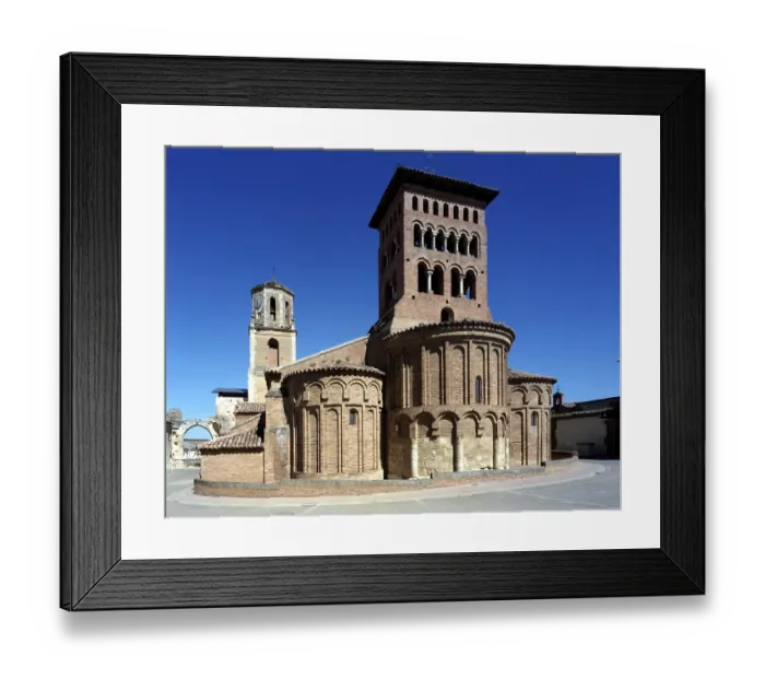 Framed Print : View from east, St. Sankt, Saint Framed Print : View from east, St. Sankt, Saint