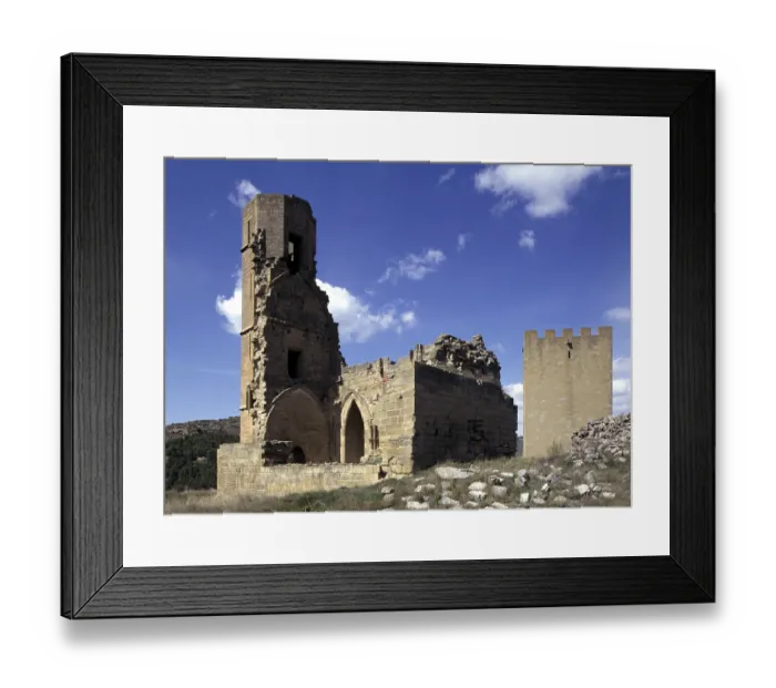 Framed Print : Uncastillo, Castle