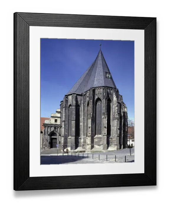 Framed Print : East view, St. Saint, Saint